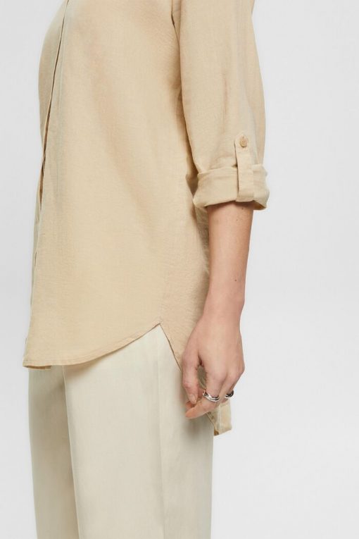 Esprit Linen Blouse Sand