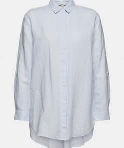 Esprit Linen Blouse Light Blue
