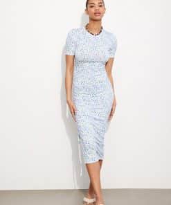 Envii Enzoe Aop Dress Field Of Blue