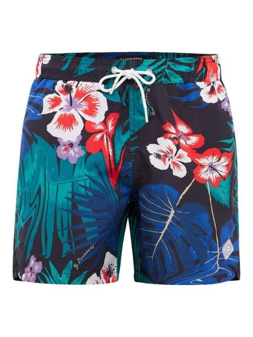 J.Lindeberg Banks Hibiscus Swim Trunks Deep Lake