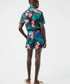 J.Lindeberg Banks Hibiscus Swim Trunks Deep Lake