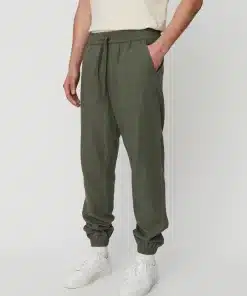 Les Deux Otto Linen-Tencel Pants Thyme Green