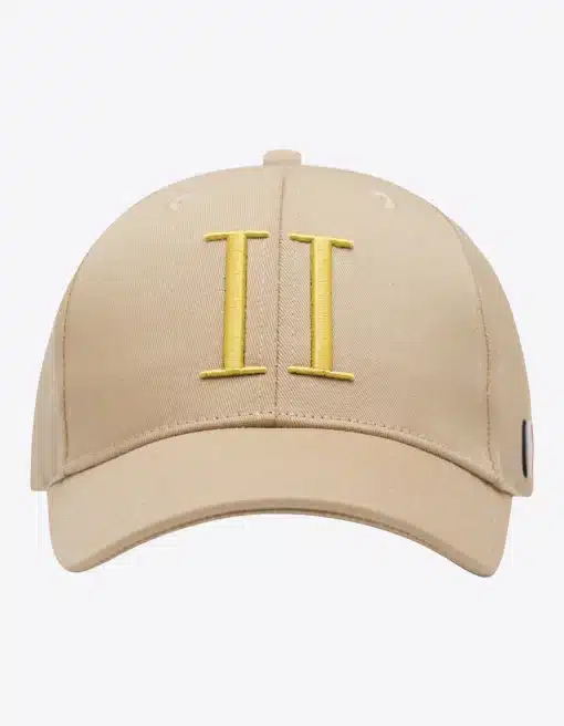 Les Deux Encore Organic Baseball Cap Dark Sand/Maize Yellow
