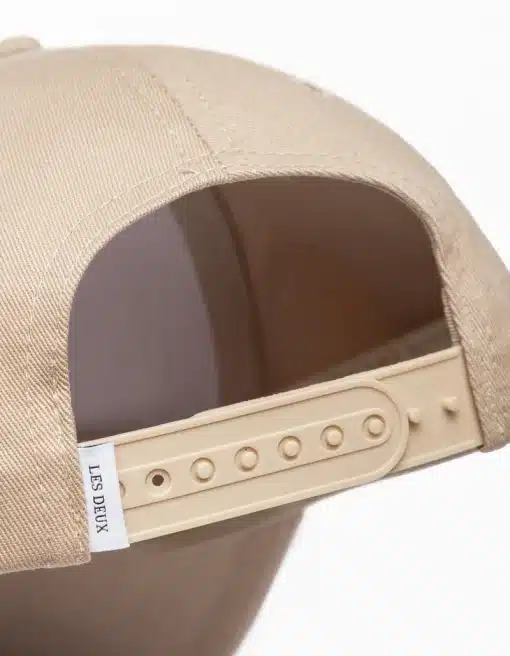 Les Deux Encore Organic Baseball Cap Dark Sand/Maize Yellow