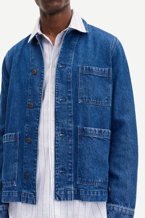 Samsoe & Samsoe New Worker Jacket Denim Lounge