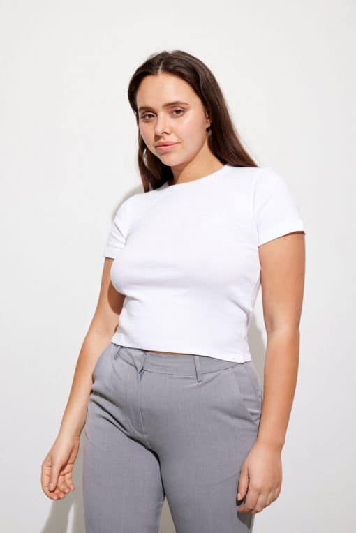 Envii Enally Crop Tee White