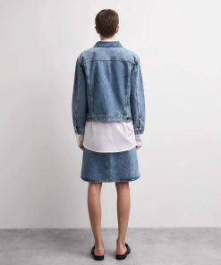 Tiger of Sweden Liz Denim Skirt Medium Blue