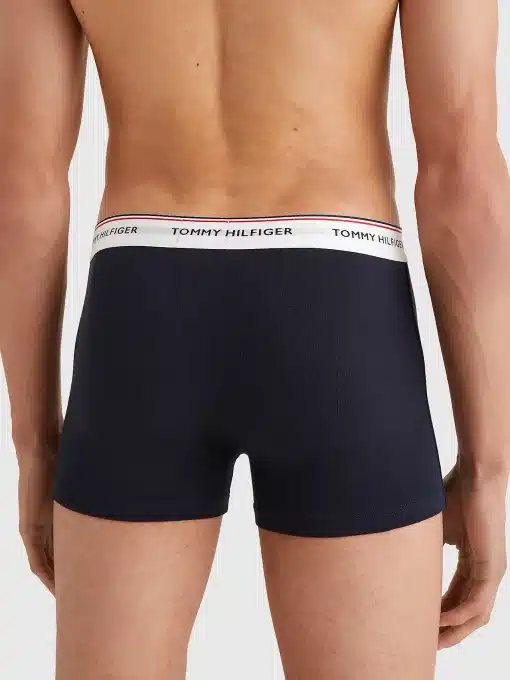 Tommy Hilfiger Exclusive 3-Pack Logo Trunks Petrol Blue/Cypress Orange/White
