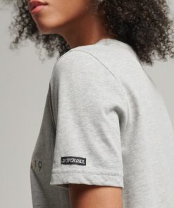 Superdry Vintage Venue Interest T-Shirt Grey Marl