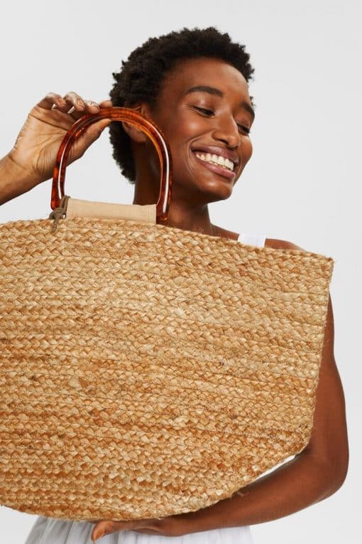 Esprit Jute Bag Camel