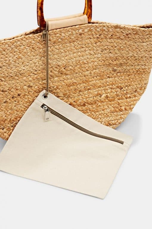 Esprit Jute Bag Camel