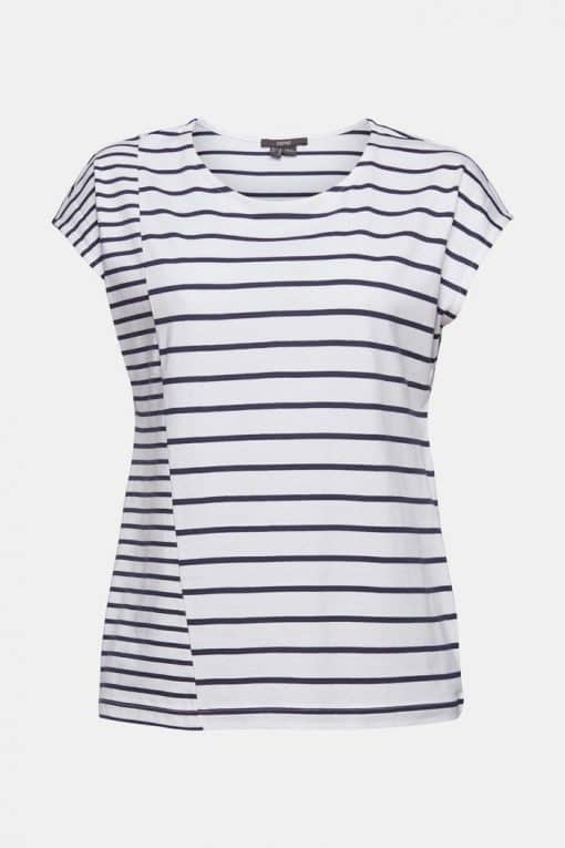 Esprit Stripe Tee New White