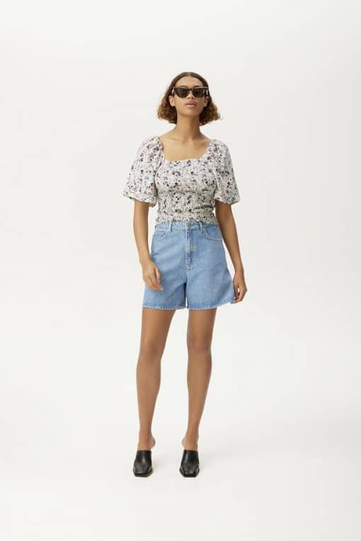 Gestuz Josygz Blouse Pink Flower Draft