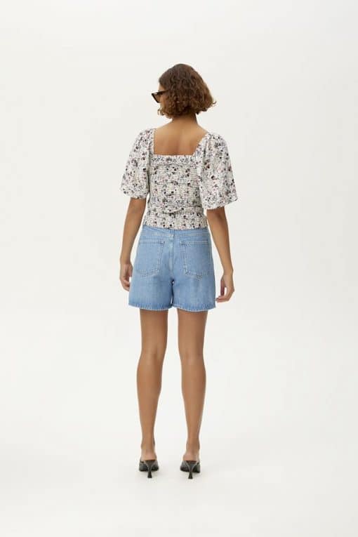 Gestuz Josygz Blouse Pink Flower Draft