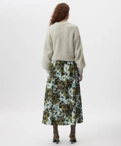 Gestuz Blishagz HW Skirt Artistic Blue Flower