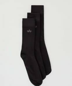 Alpha Industries Basic Socks 3 Pack Black