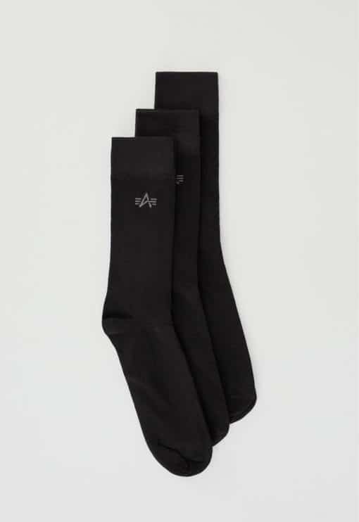 Alpha Industries Basic Socks 3 Pack Black