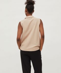 Vila Prisilla S/L Shirt Cement