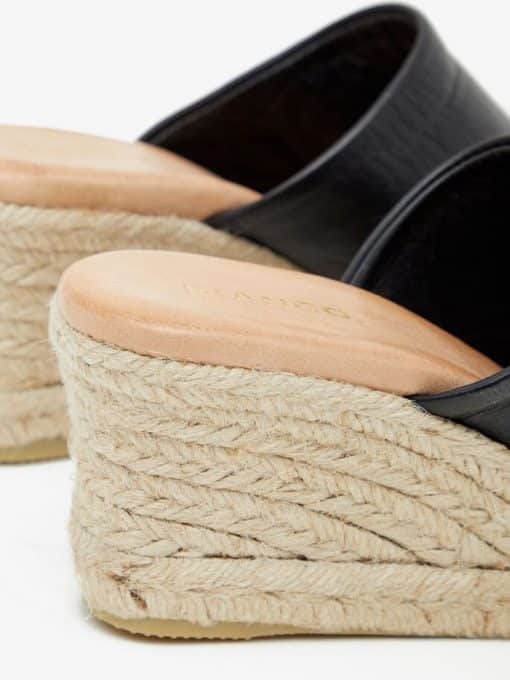 Bianco Biadena Sandals Black