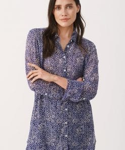 Part Two Othine Shirt Blueprint Blurred Dot Print