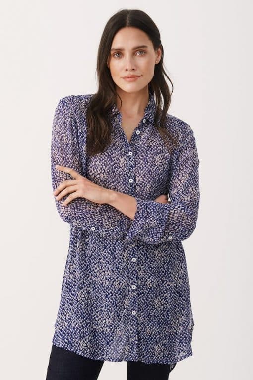 Part Two Othine Shirt Blueprint Blurred Dot Print