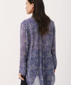 Part Two Othine Shirt Blueprint Blurred Dot Print