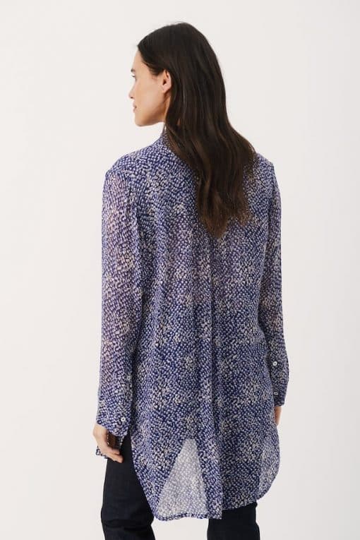 Part Two Othine Shirt Blueprint Blurred Dot Print