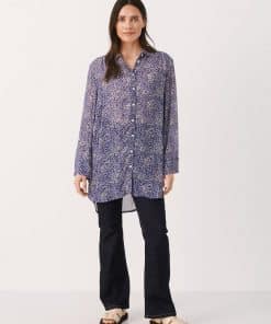 Part Two Othine Shirt Blueprint Blurred Dot Print