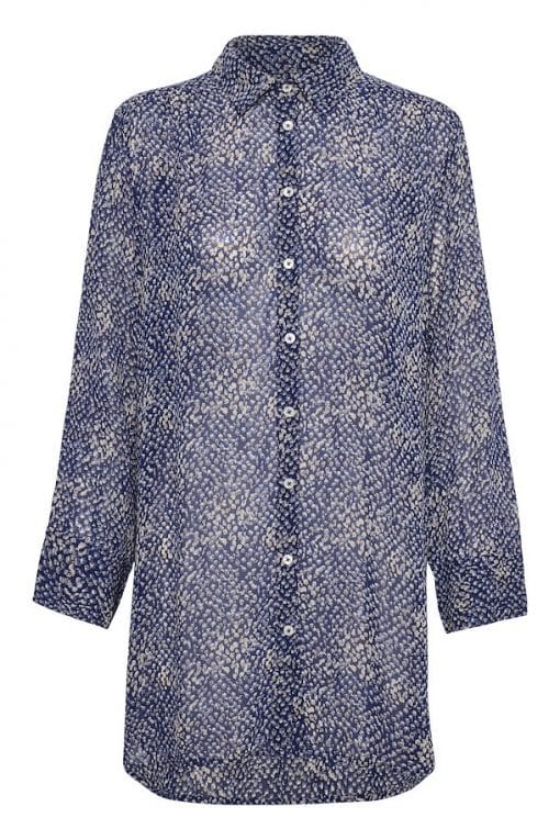 Part Two Othine Shirt Blueprint Blurred Dot Print