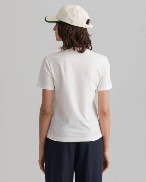 Gant Woman Tonal Archive Shield Eggshell
