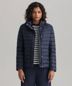 Gant Woman Light Down Jacket Evening Blue