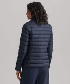 Gant Woman Light Down Jacket Evening Blue