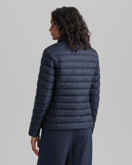 Gant Woman Light Down Jacket Evening Blue