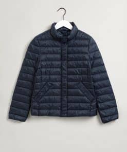 Gant Woman Light Down Jacket Evening Blue