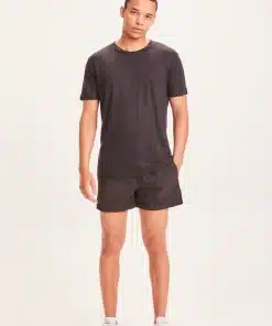 Knowledge Cotton Apparel Bay Stretch Swim Shorts Jet Black