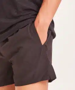 Knowledge Cotton Apparel Bay Stretch Swim Shorts Jet Black