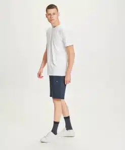 Knowledge Cotton Apparel Track Sweat Shorts Total Eclipse