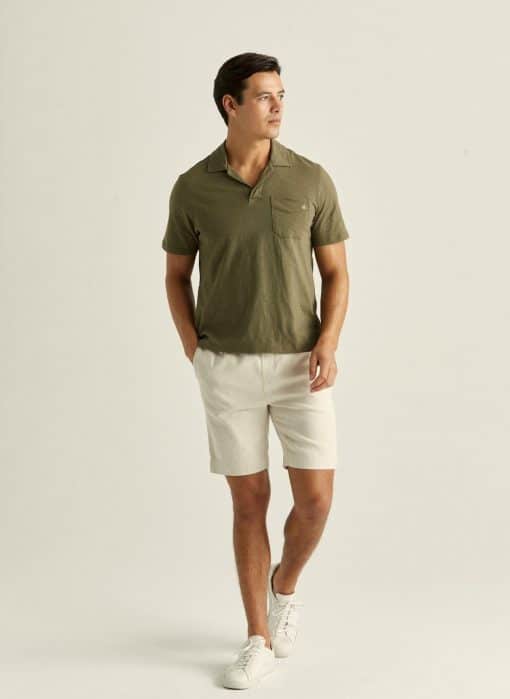 Morris Stockholm Winward Linen Shorts Off White