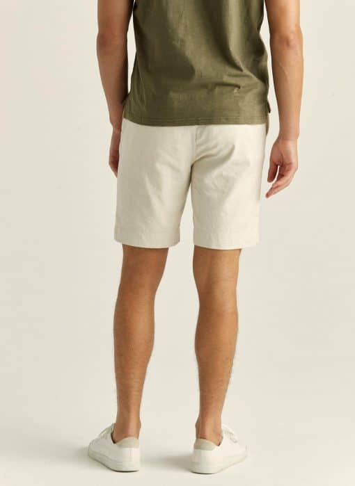 Morris Stockholm Winward Linen Shorts Off White