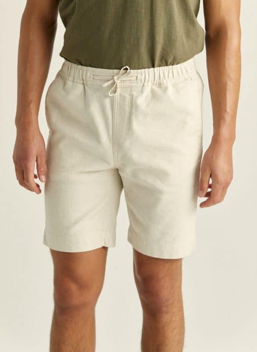 Morris Stockholm Winward Linen Shorts Off White