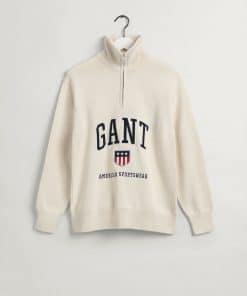 Gant Retro Shield Sweater Cream