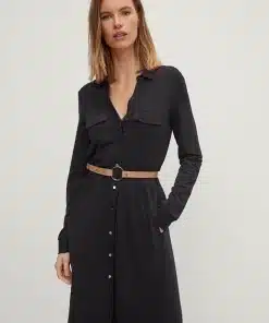 Comma, Shirt Dress Black