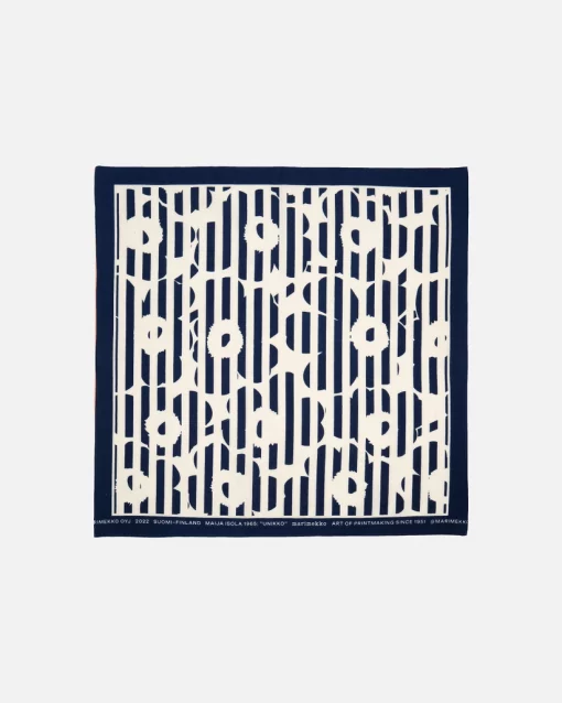 Marimekko Astrilli Tasaraita Unikko Scarf