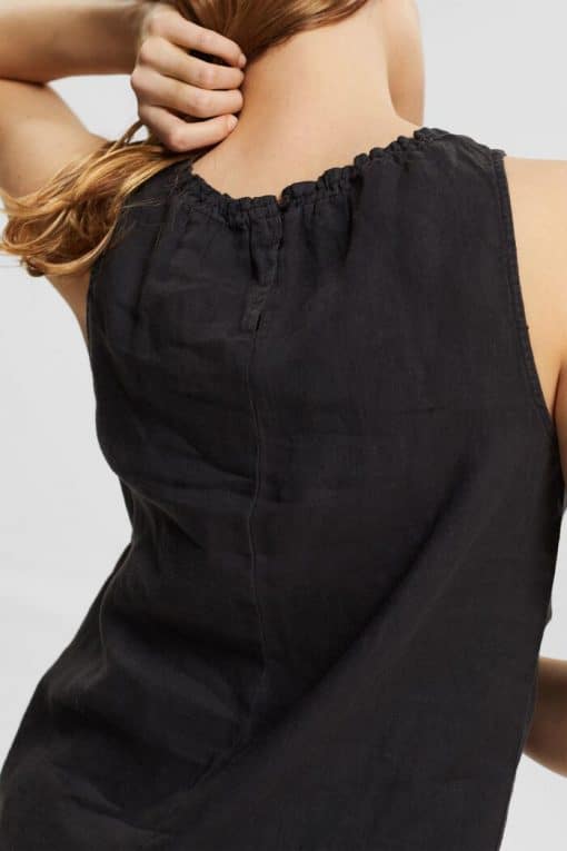 Esprit Linen Top Black