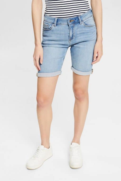 Esprit Denim Shorts Blue Light Washed