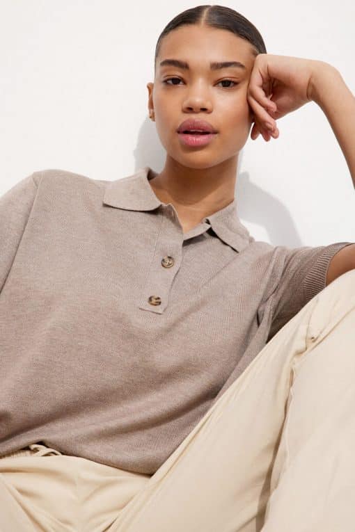 Envii Engranite Knit Beige Melange