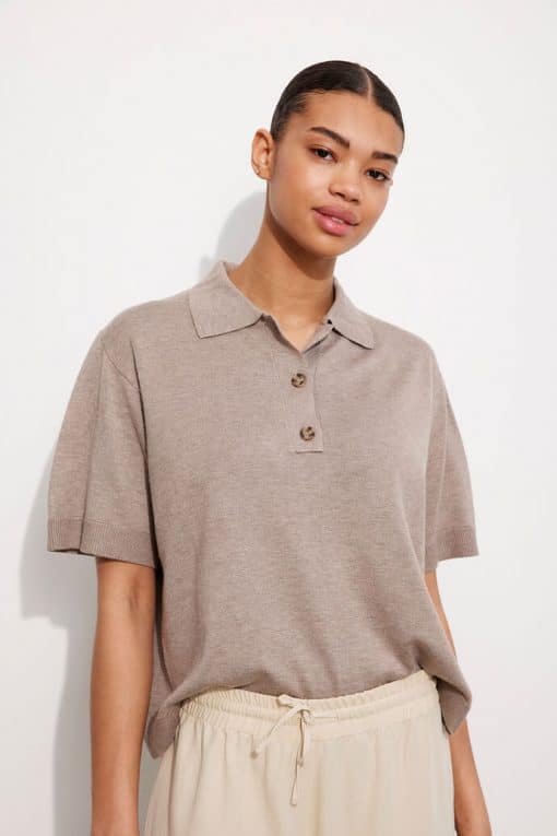 Envii Engranite Knit Beige Melange
