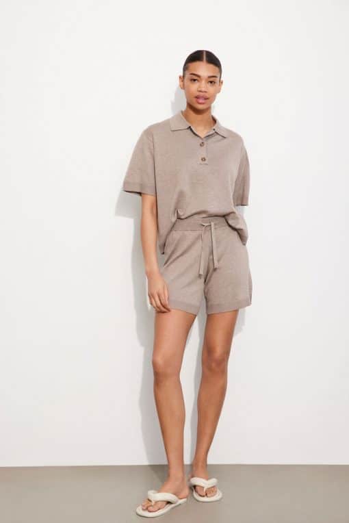 Envii Engranite Shorts Beige Melange