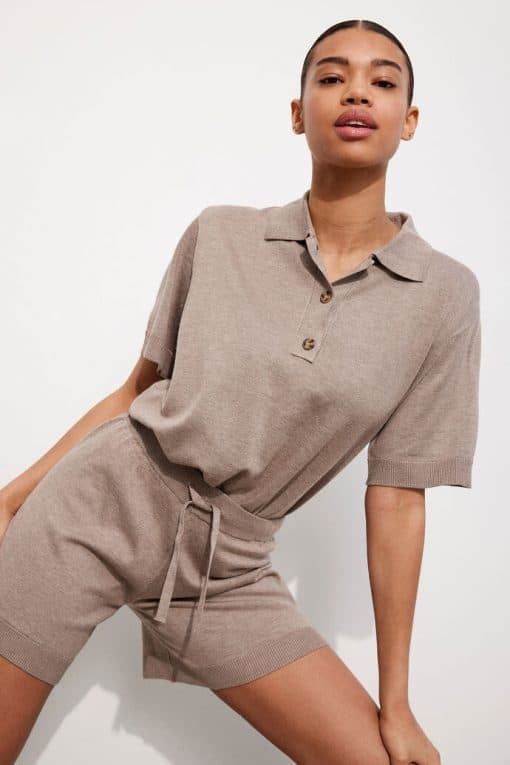 Envii Engranite Shorts Beige Melange