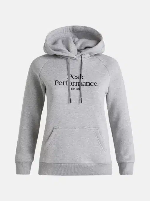 Peak Performance Original Hood Women Med Grey Melange